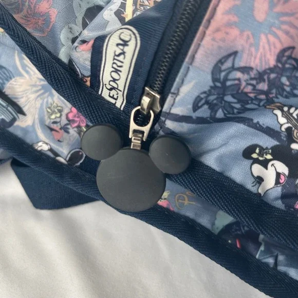 LeSportsac Disney Mickey Paradise Mini Backpack & Pouch Japan Exclusive - Picture 7 of 11
